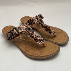 Blowfish Leopard Print Sandals